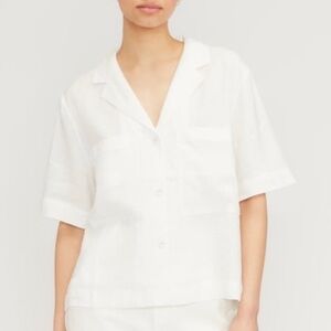 NWT Everlane Women's The Linen Workwear Shirt